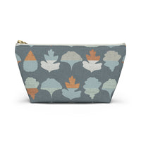 Frond Accessory Pouch w T-bottom in Aqua